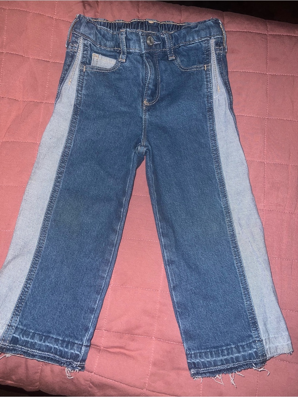 GAP Two-Tone Blue Wide leg Jeans